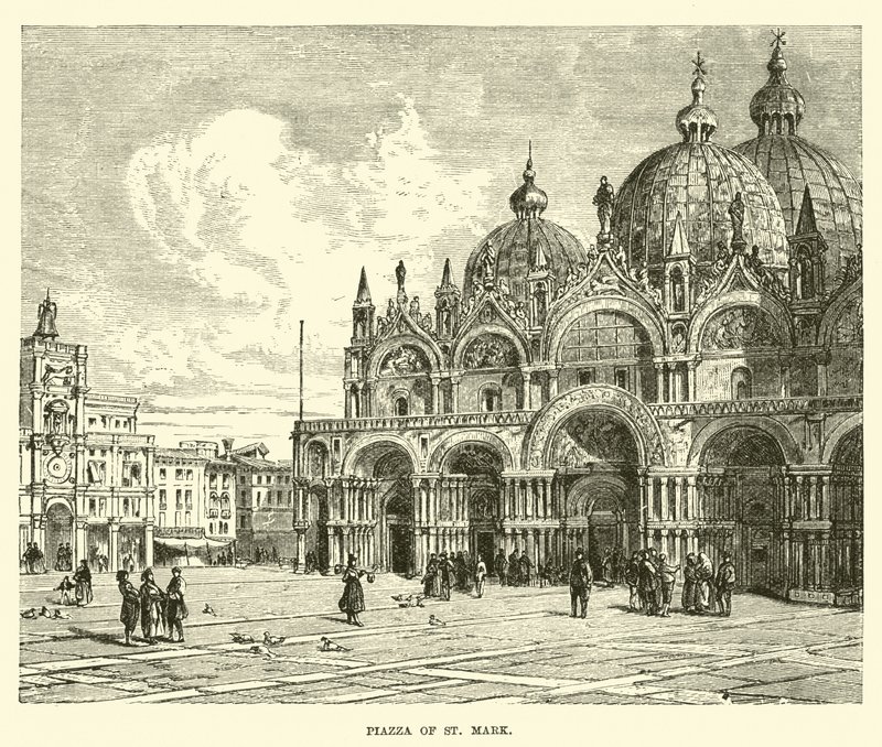 Piazza van St. Mark door English School