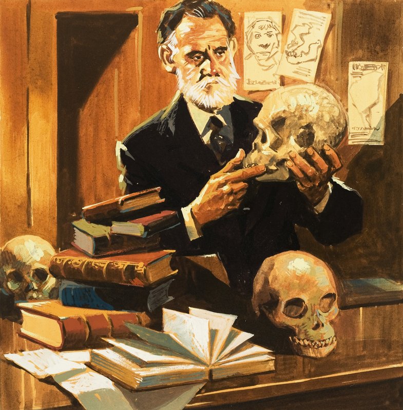 Piltdown Man door English School