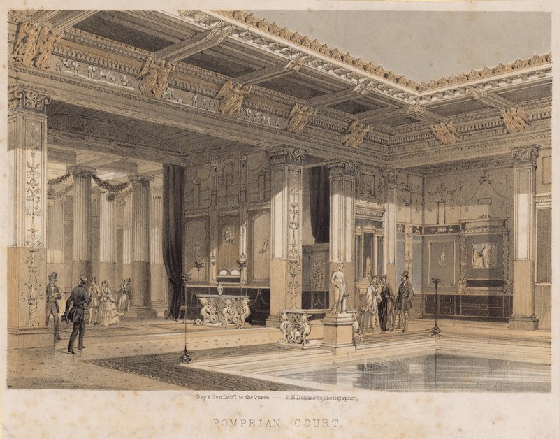 Pompeiaanse Hof, Crystal Palace, Sydenham door English School
