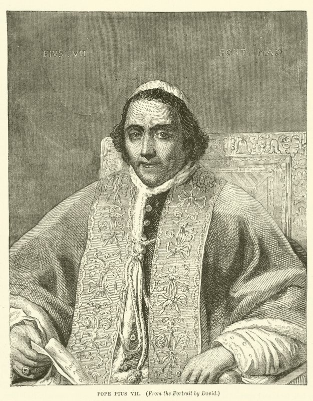 Paus Pius VII door English School