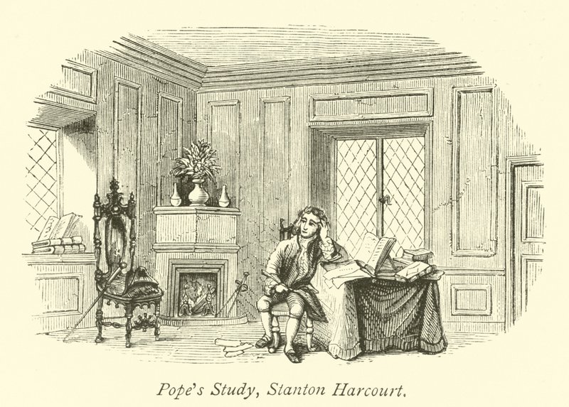 Popes studeerkamer, Stanton Harcourt door English School