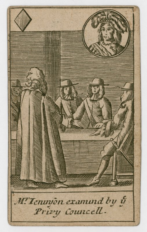 Popish Plot speelkaart, 1679 door English School