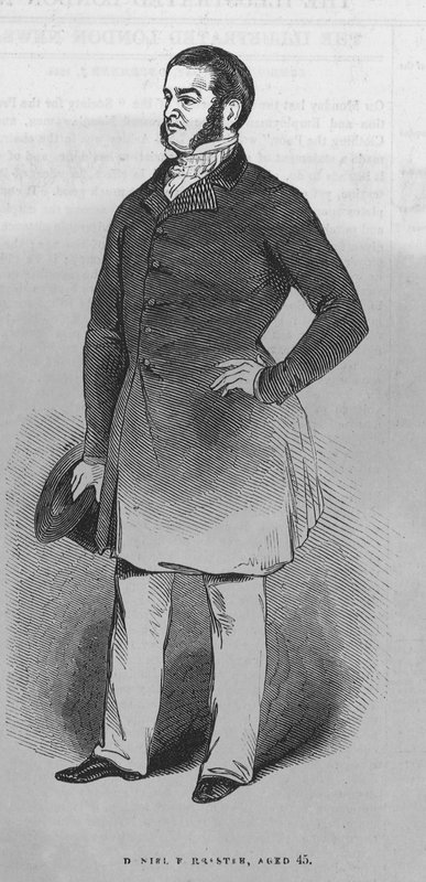 Portret van Daniel Forrester door English School