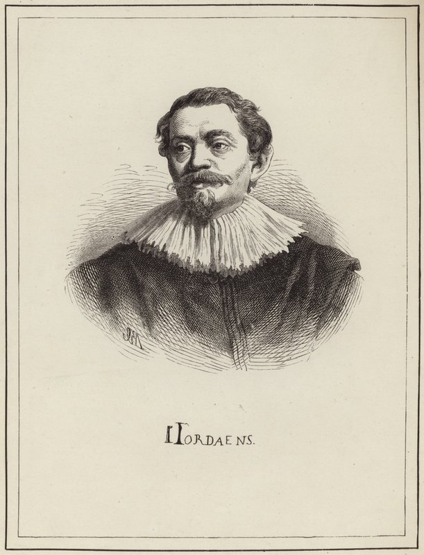 Portret van Jacob Jordaens door English School
