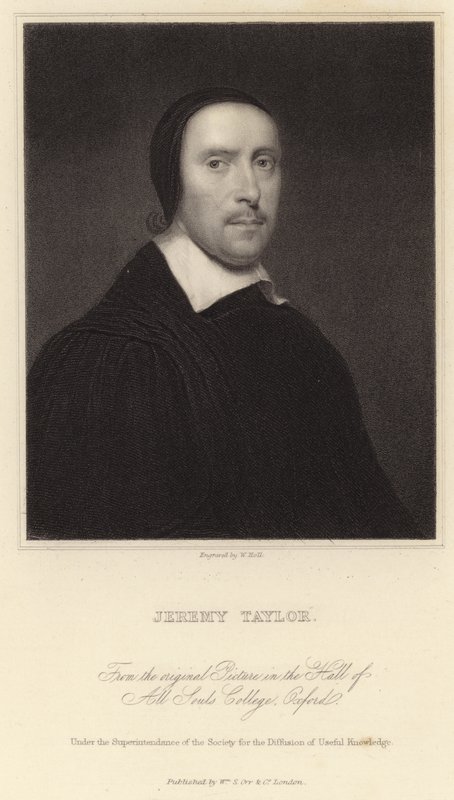 Portret van Jeremy Taylor door English School