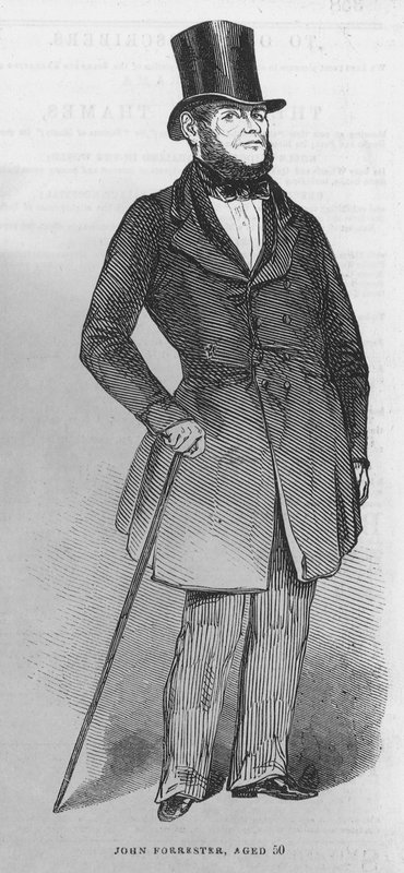 Portret van John Forrester door English School