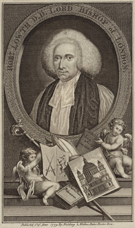 Portret van Robert Lowth door English School