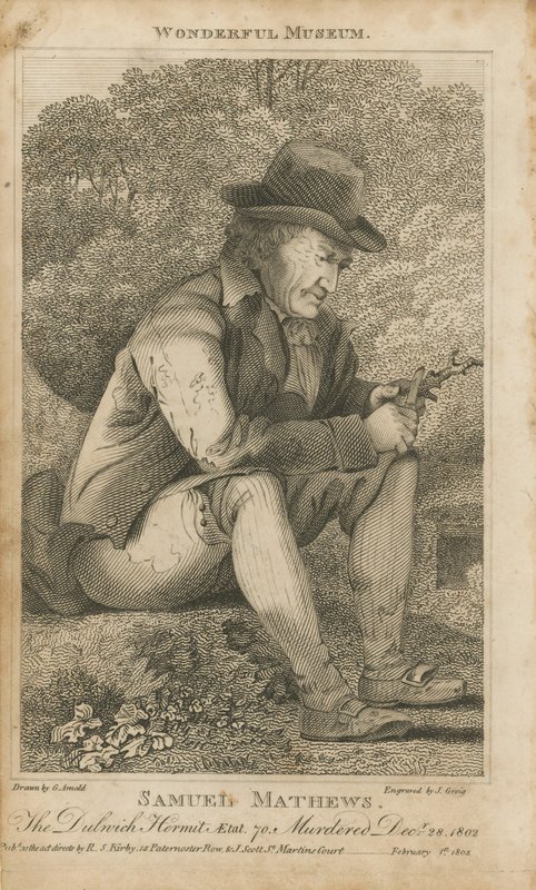 Portret van Samuel Matthews door English School