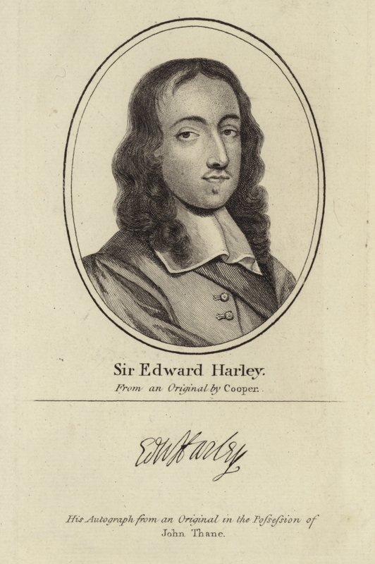 Portret van Sir Edward Harley door English School