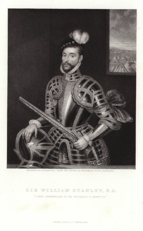 Portret van Sir William Stanley door English School