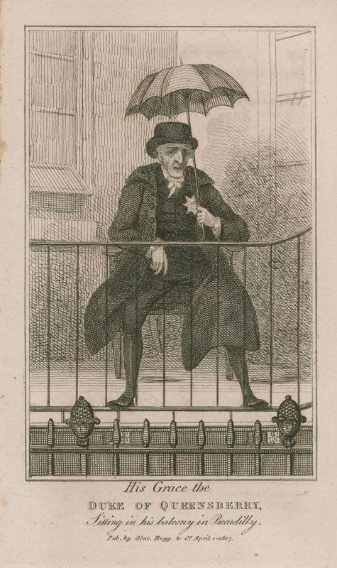 Portret van de Hertog van Queensberry door English School