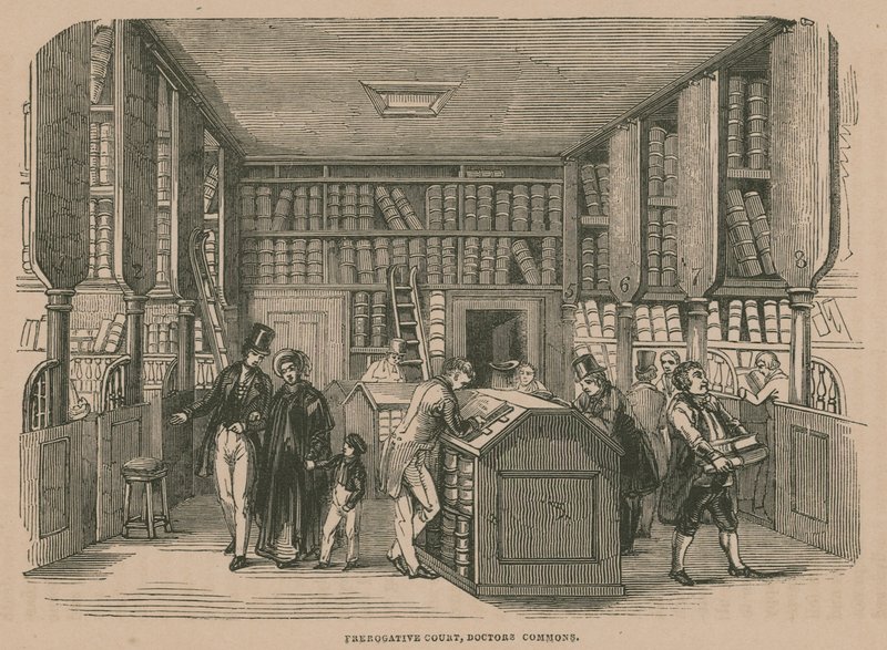 Prerogative Court, Doctors Common, Londen door English School