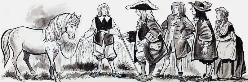 Prins en paard door English School