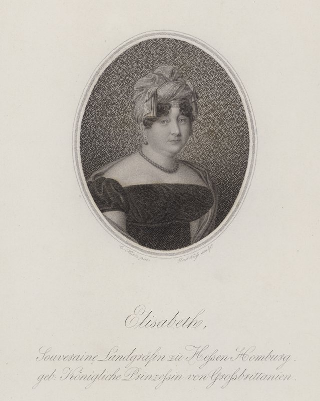 Prinses Elizabeth van het Verenigd Koninkrijk (gravure) door English School