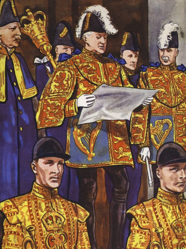 Edward VIII uitgeroepen tot Koning door English School