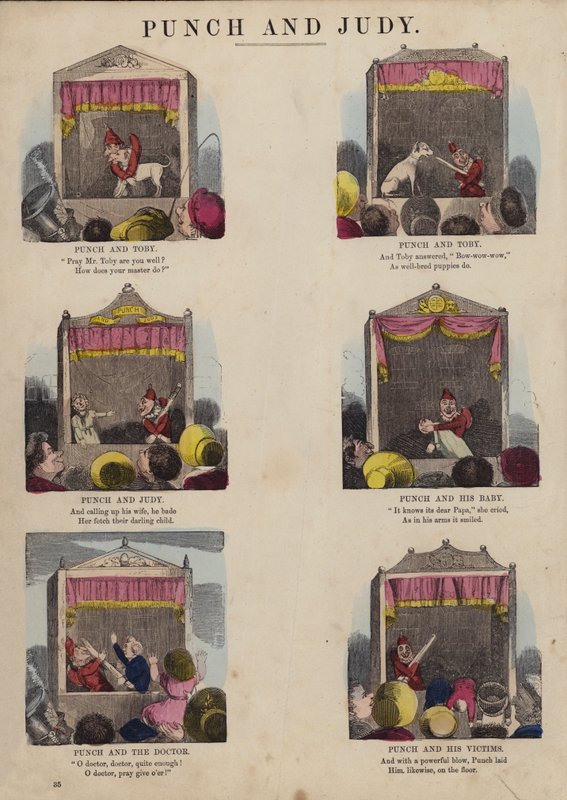 Punch en Judy Show door English School