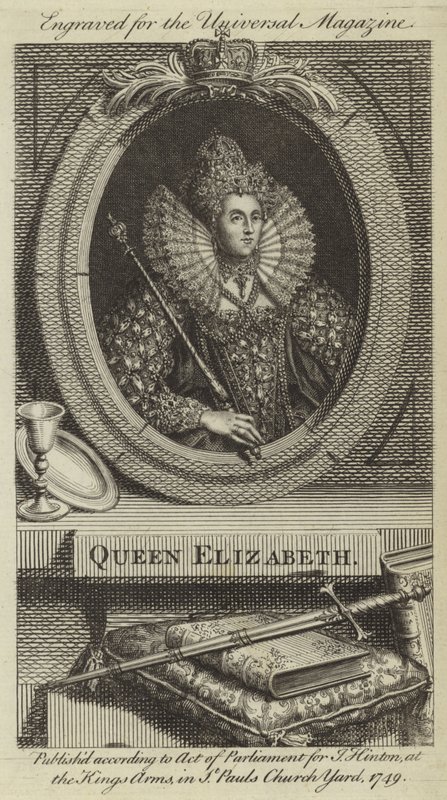 Koningin Elizabeth door English School
