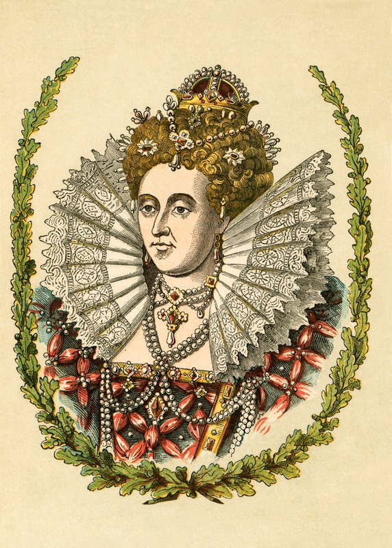 Koningin Elizabeth door English School