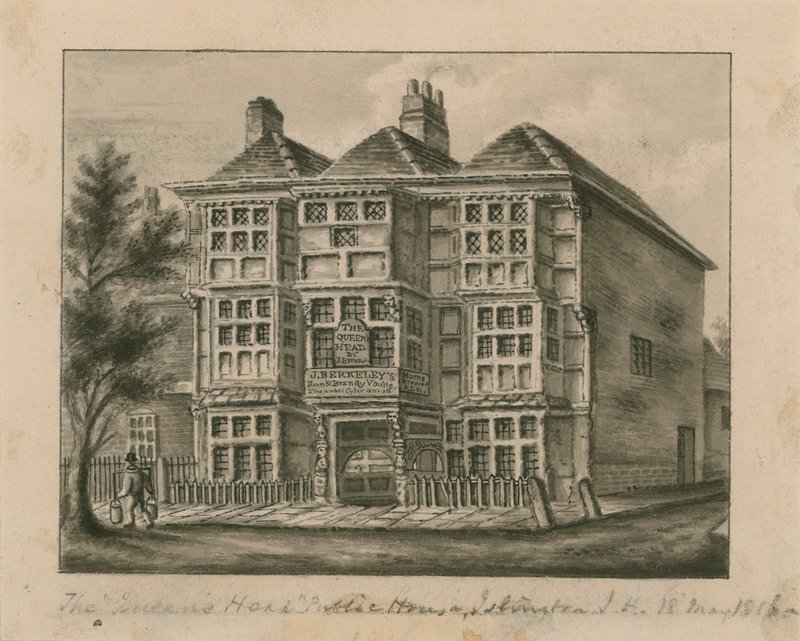 Queens Head, Islington door English School
