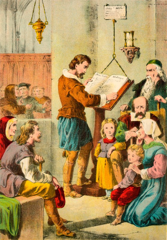 De bijbel lezen in St. Pauls door English School