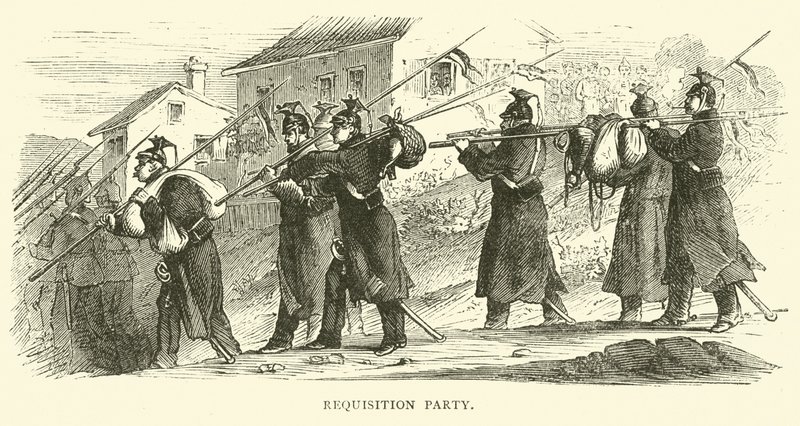 Requisitiepartij, september 1870 door English School