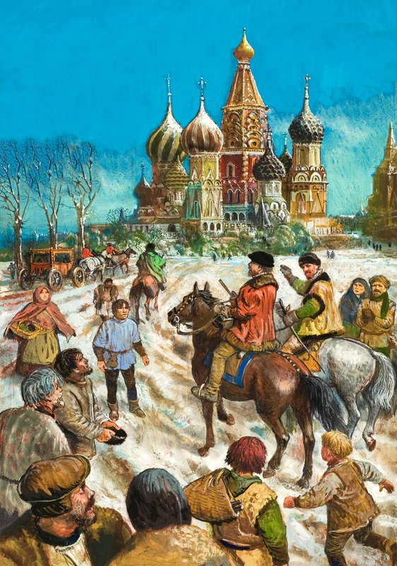Richard Chancellor in Moskou door English School