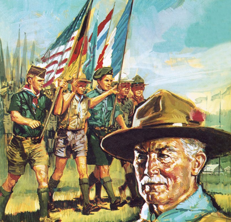 Robert Baden-Powell door English School