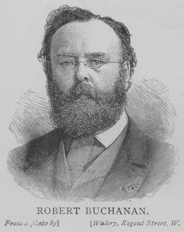 Robert Buchanan (gravure) door English School