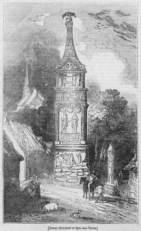 Romeins Monument bij Igel, nabij Trier door English School