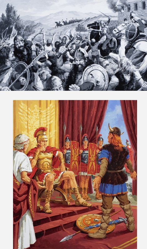 Rome verovert Gallië door English School
