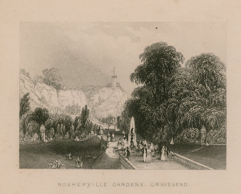 Rosherville Gardens, Gravesend door English School