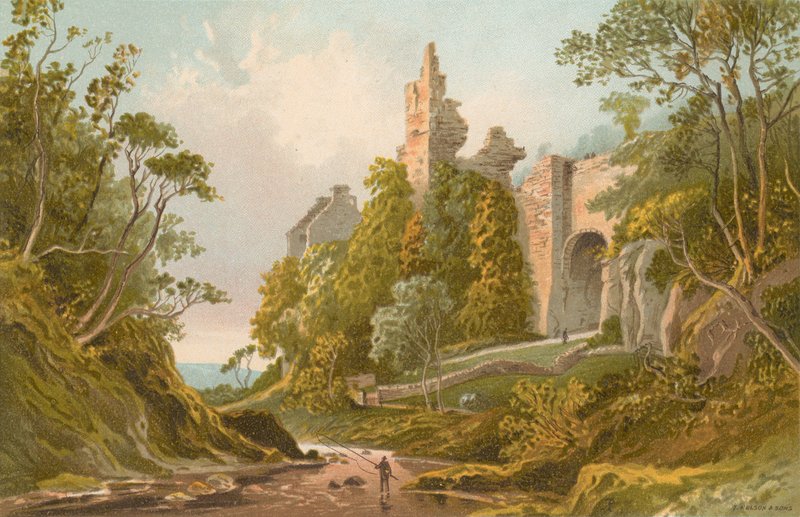 Roslin Kasteel door English School