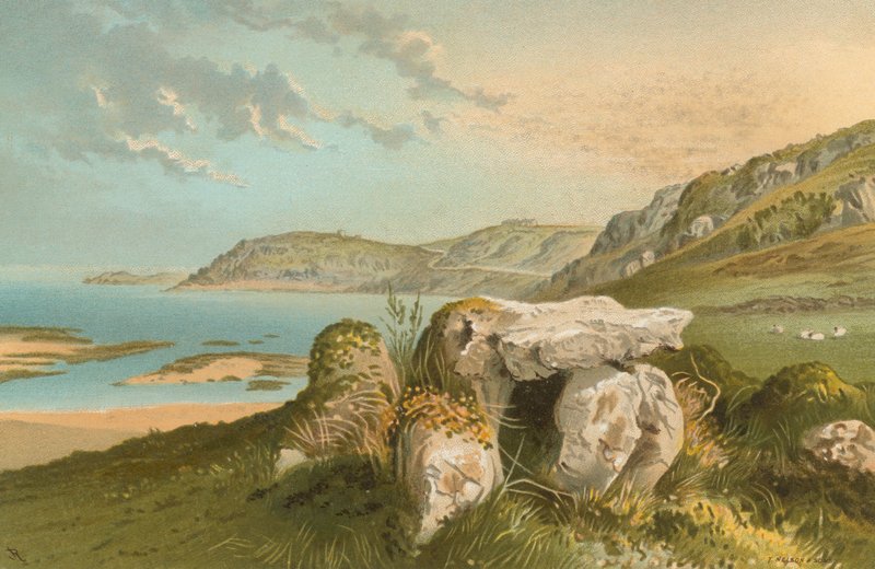 Rozel Bay en Druïdische Overblijfselen--Jersey door English School