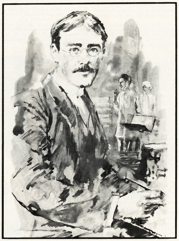 Rudyard Kipling door English School