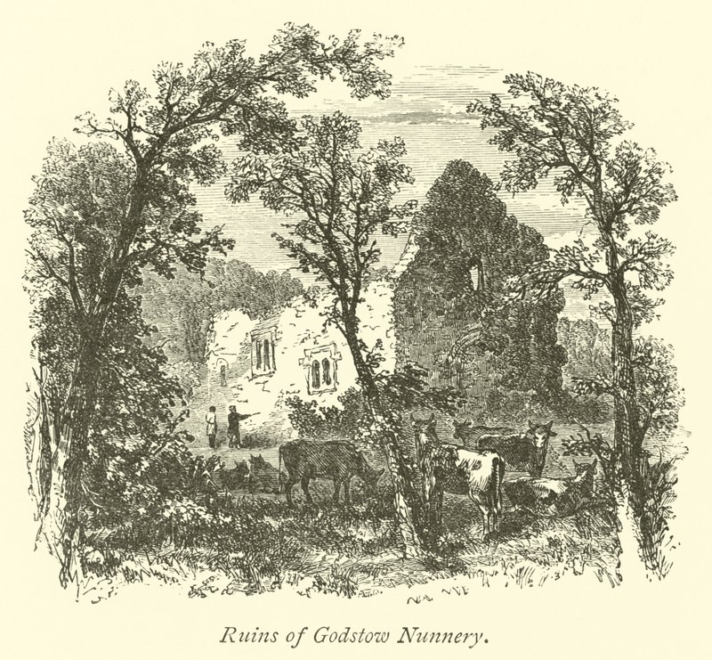 Ruïnes van Godstow Nunnery door English School