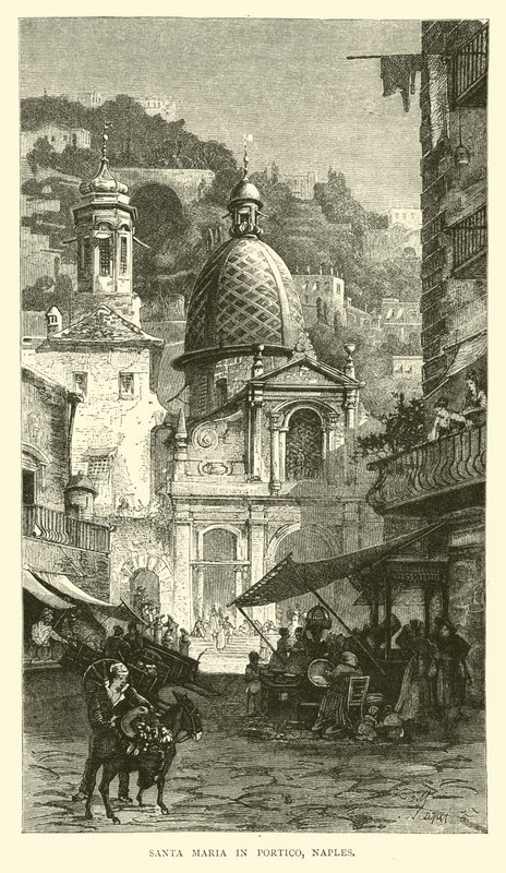 Santa Maria in Portico, Napels door English School