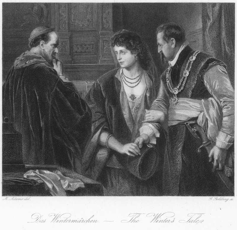 Scène uit Het winterverhaal door English School