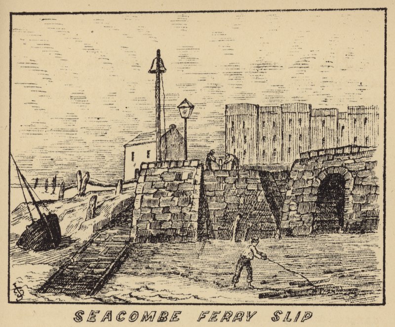 Seacombe Ferry Slip door English School
