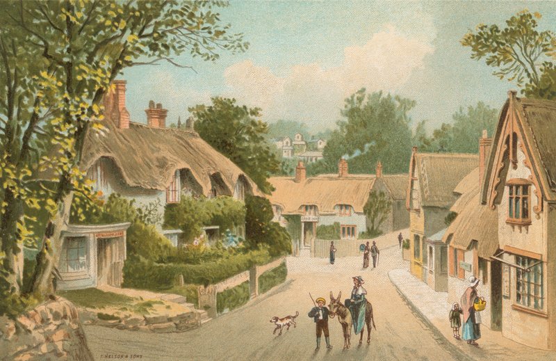 Shanklin Village--Isle of Wight door English School