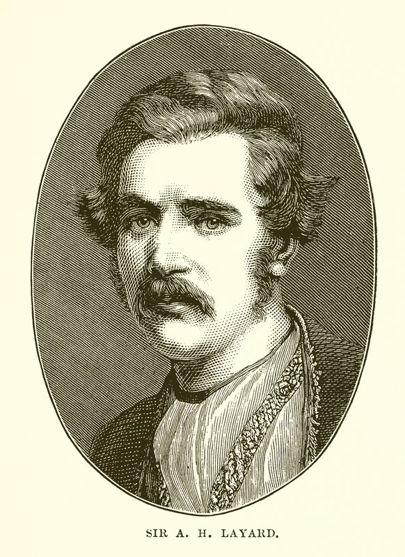 Sir A H Layard door English School