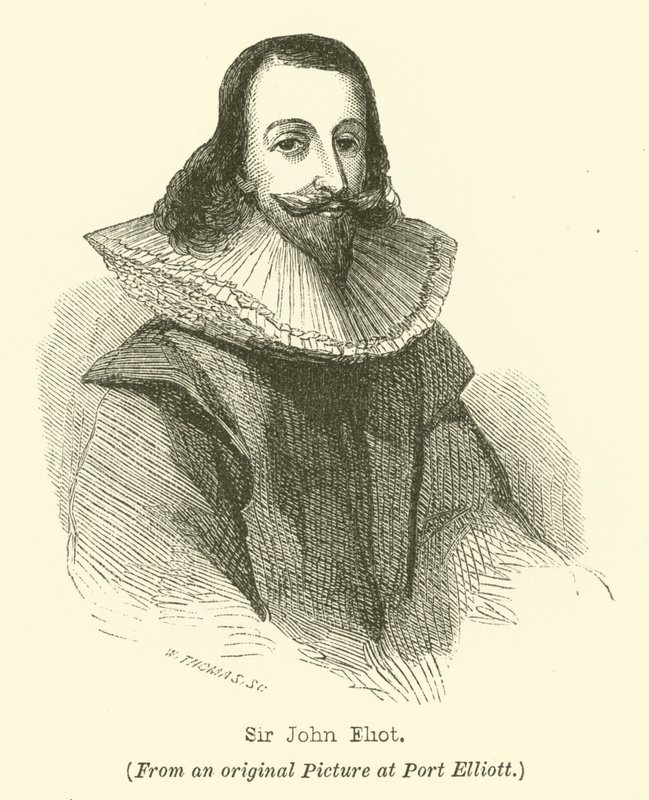 Sir John Eliot (engraving) door English School