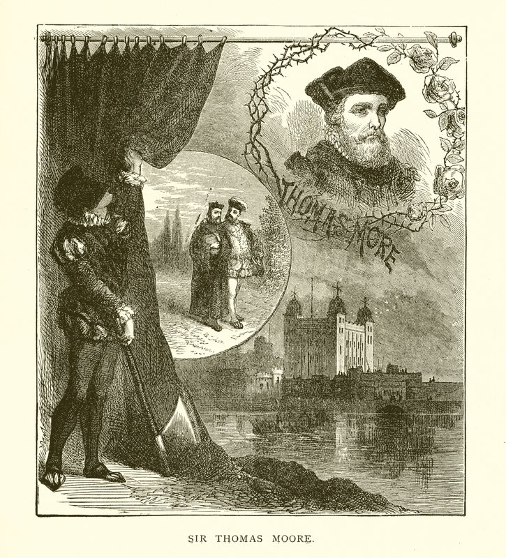 Sir Thomas Moore door English School