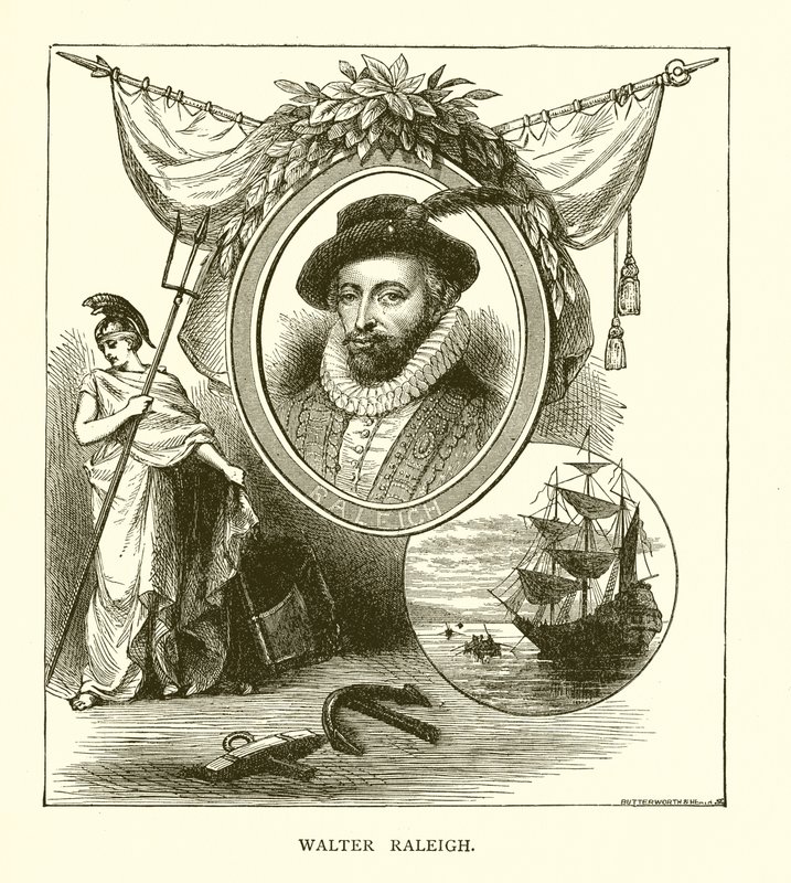Sir Walter Raleigh door English School