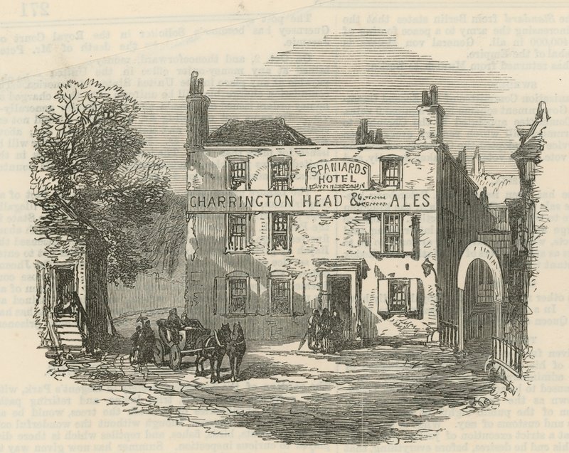 Spaniards Hotel, Hampstead Heath, Londen door English School