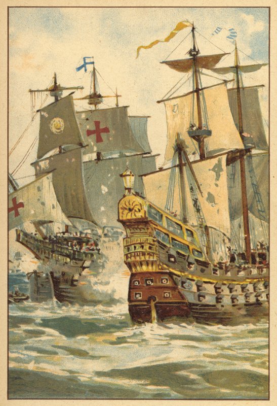 Spaanse Armada door English School