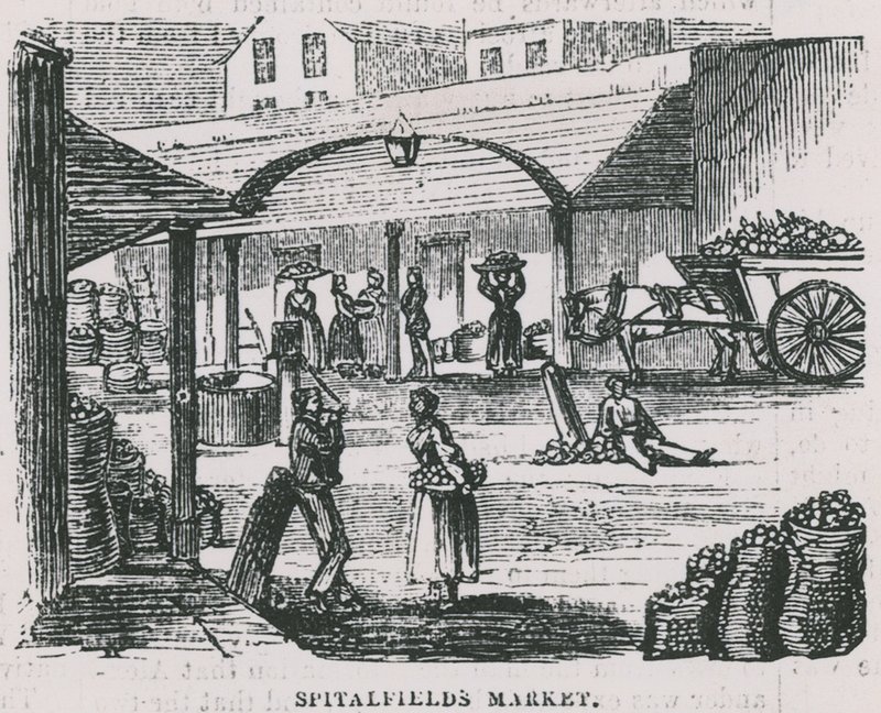 Spitalfields Market, Londen door English School