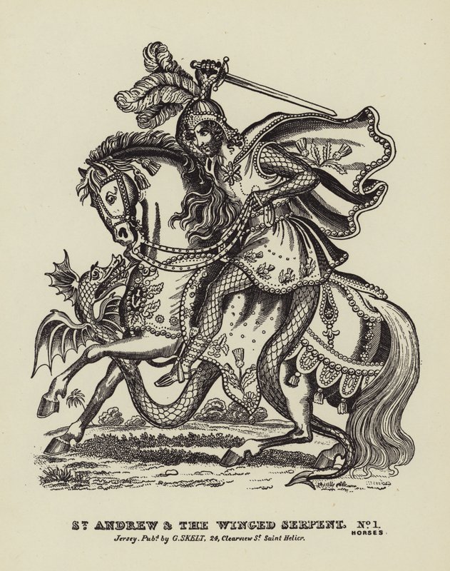 Sint Andreas en de gevleugelde slang door English School