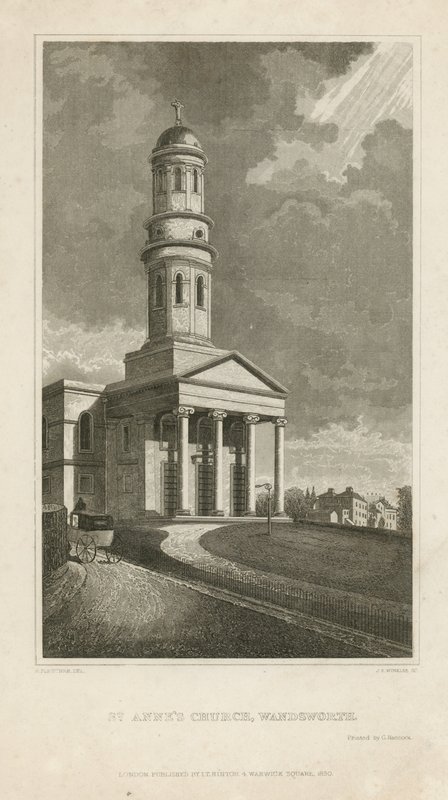 St. Annes kerk in Wandsworth door English School