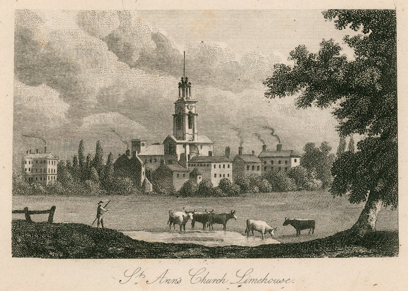 St. Annakerk, Limehouse, Londen door English School