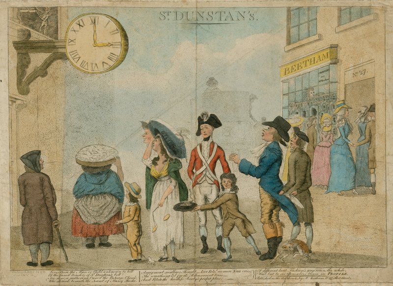St Dunstans, Fleet Street, Londen door English School